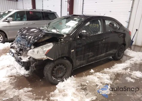 2019 Mitsubishi Mirage G4 Es/Rf from USA, damaged, VIN ML32F3FJ5KHF12288